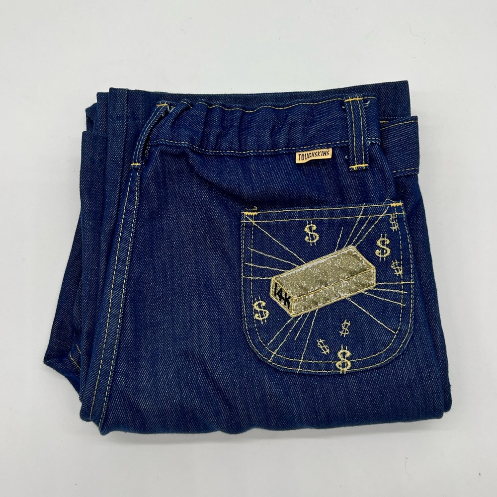 RARE Vintage 1980’s High Waist Gold Bar Toughskins Single Stitch Jeans